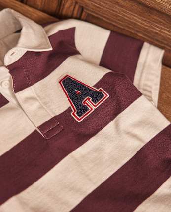 Polo de rugby rayé pour enfants - Campus Cuties