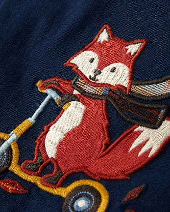 Boys Embroidered Animal Top - Highland Hills