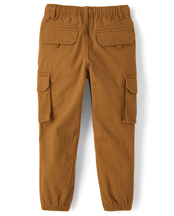 Pantalon de jogging cargo à enfiler pour garçon - Little Essentials
