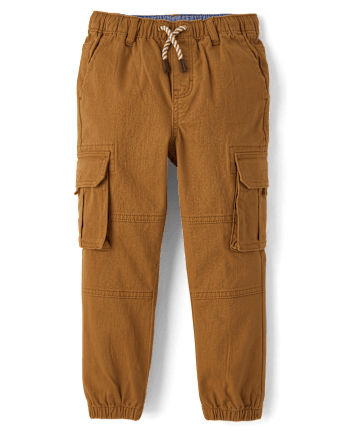 Pantalon de jogging cargo à enfiler pour garçon - Little Essentials