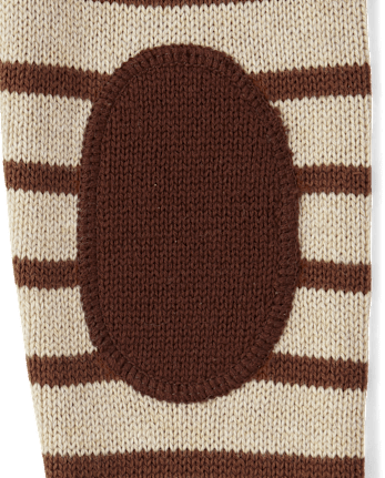 Boys Striped Embroidered Truck Sweater - Fall Celebrations
