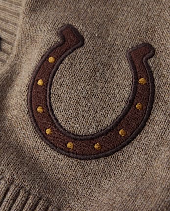 Kids Embroidered Horse Cardigan - Highland Hills