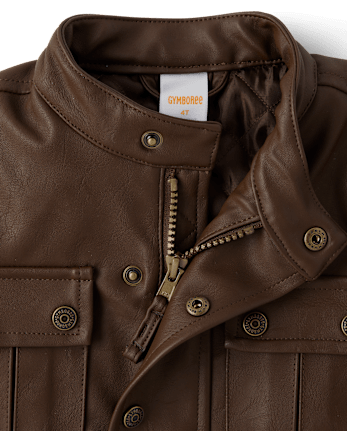 Veste en similicuir pour enfant - Highland Hills