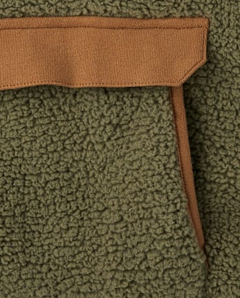 Kids Half Snap Sherpa Pullover - Highland Hills