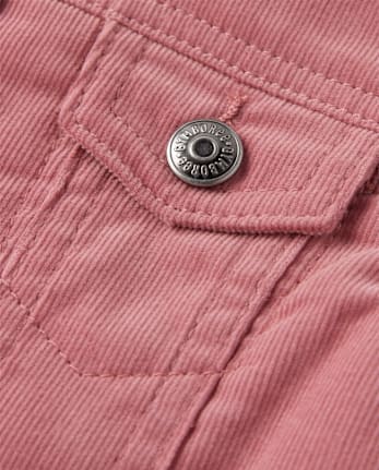 Girls Sherpa-Lined Corduroy Jacket - Highland Hills