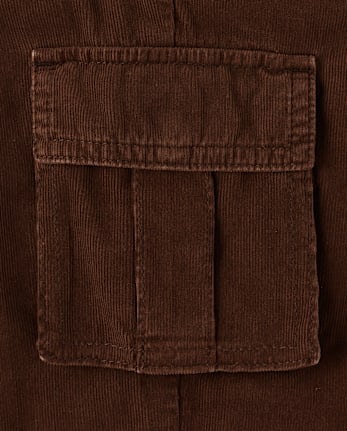 Kids Corduroy Baggy Cargo Pants - Little Essentials
