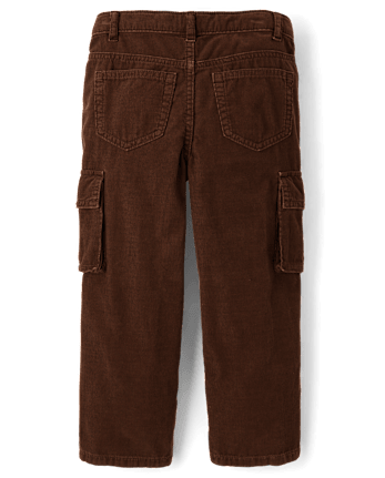 Kids Corduroy Baggy Cargo Pants - Little Essentials