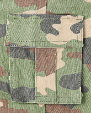 Pantalon cargo ample camouflage pour enfant - Highland Hills