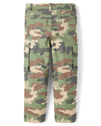Pantalon cargo ample camouflage pour enfant - Highland Hills