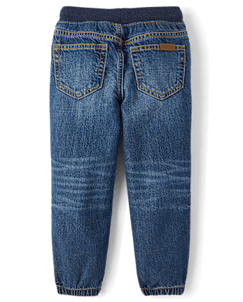 Boys Pull On Jogger Jeans - Little Essentials