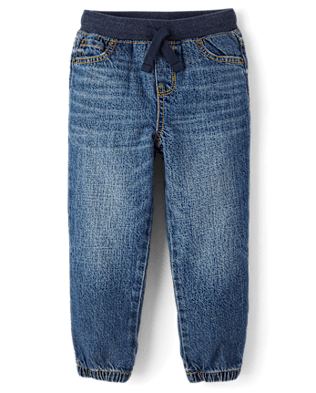 Boys Pull On Jogger Jeans - Little Essentials