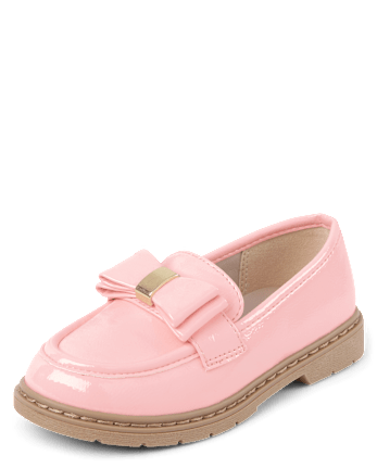 Girls Bow Loafers - Campus Cuties