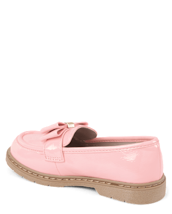 Girls Bow Loafers - Campus Cuties