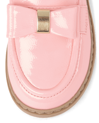 Girls Bow Loafers - Campus Cuties