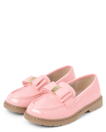 Girls Bow Loafers - Campus Cuties