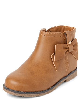 Girls Bow Booties - Little Essentials