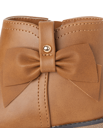 Girls Bow Booties - Little Essentials