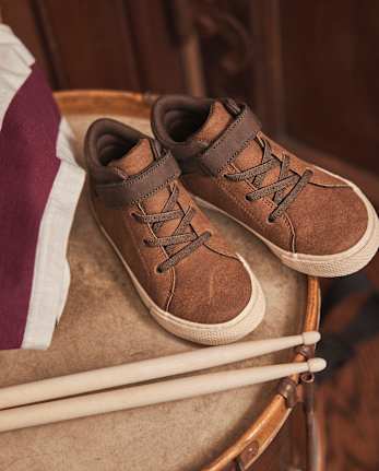 Boys High Top Sneakers - Little Essentials