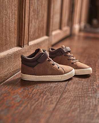 Boys High Top Sneakers - Little Essentials