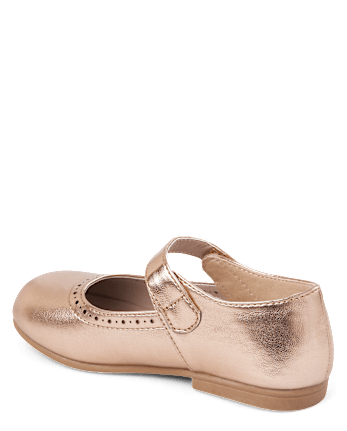 Girls Metallic Ballet Flats - Little Essentials