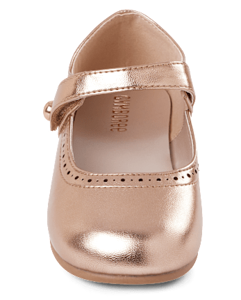Girls Metallic Ballet Flats - Little Essentials
