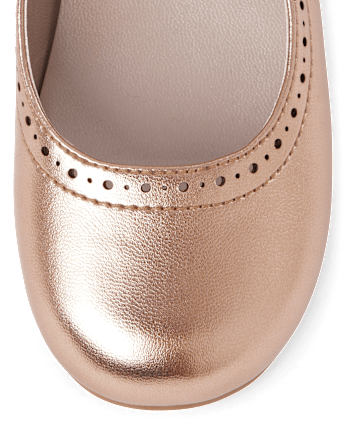 Girls Metallic Ballet Flats - Little Essentials