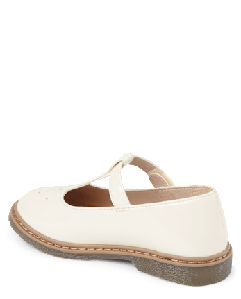 Girls Perforated T-Strap Mary Jane Shoes - Magical Meadows