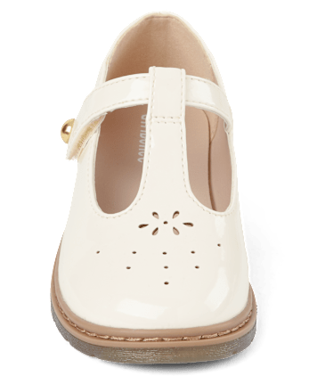 Girls Perforated T-Strap Mary Jane Shoes - Magical Meadows