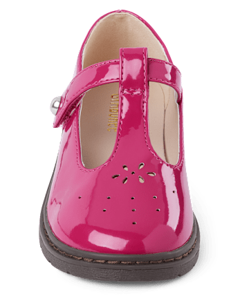 Chaussures Mary Jane perforées à brides en T pour filles - Célébrations d'automne