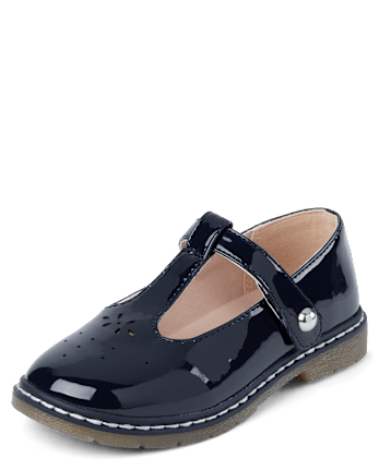 Chaussures Mary Jane perforées à brides en T pour filles - Campus Cuties