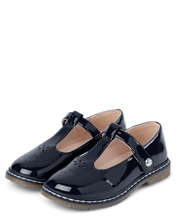 Chaussures Mary Jane perforées à brides en T pour filles - Campus Cuties