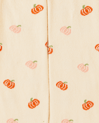 Girls Pumpkin Tights - Fall Celebrations