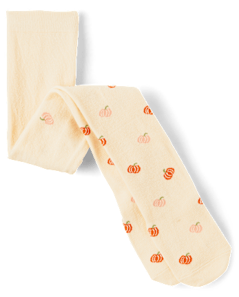 Girls Pumpkin Tights - Fall Celebrations