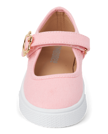 Girls Floral Buckle Mary Jane Shoes - Campus Cuties
