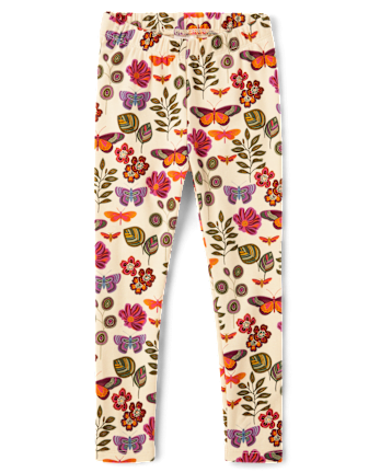 Girls Butterfly Leggings - Fall Celebrations