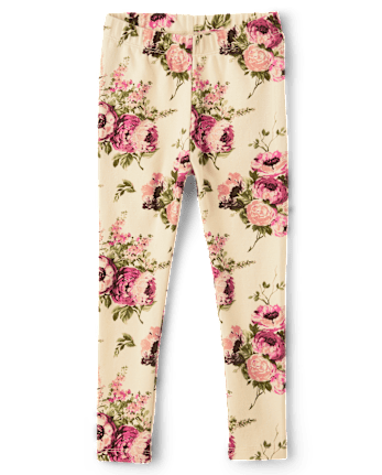 Girls Floral Leggings - Highland Hills