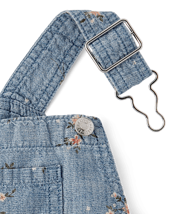 Girls Floral Chambray Skirtall - Highland Hills