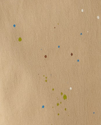 Kids Paint Splatter Relaxed Chino Pants - Campus Cuties
