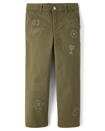 Kids Varsity Baggy Chino Pants - Campus Cuties