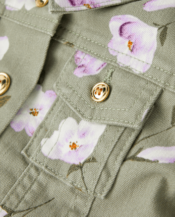 Veste utilitaire fleurie pour fille - Magical Meadows
