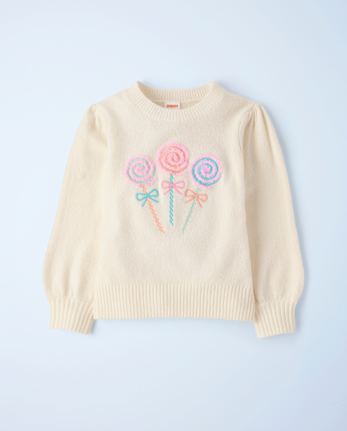 Girls Embroidered Tulle Lollipop Sweater - New York City Ballet by GYMBOREE