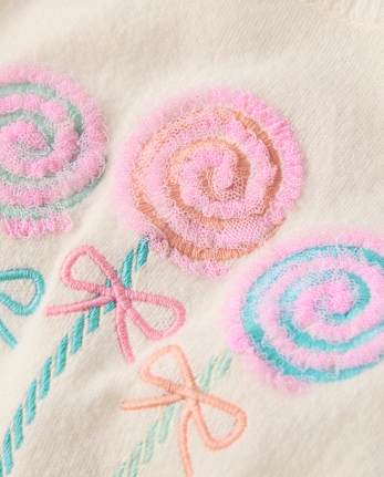 Girls Embroidered Tulle Lollipop Sweater - New York City Ballet by GYMBOREE