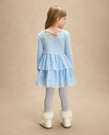 Girls Glitter Tiered Tutu Dress - On Pointe
