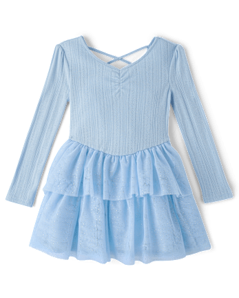 Girls Glitter Tiered Tutu Dress - On Pointe