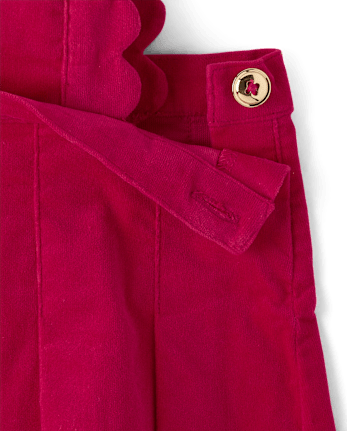 Pull en velours côtelé festonné pour fille - Mon Cheri