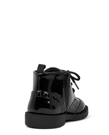 Boys Lace Up Boots - Royal Christmas