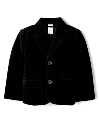 Boys Velvet Blazer - Royal Christmas
