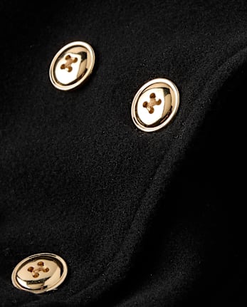 Girls Hooded Coat - Royal Christmas