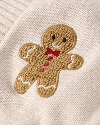 Boys Crochet Holiday Shawl Cardigan - Royal Christmas