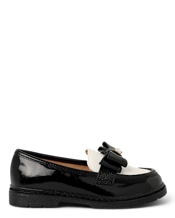 Girls Bow Loafers - Petit Paris